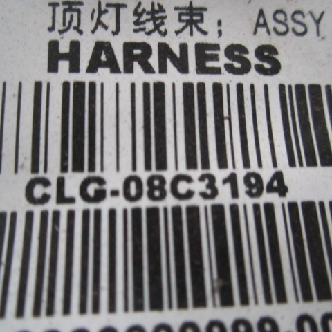 08C3194		Dome light harness; ASSY