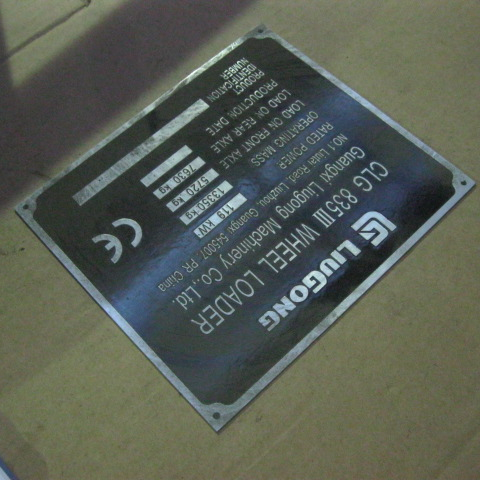 10A3528		Machine nameplate; 1035