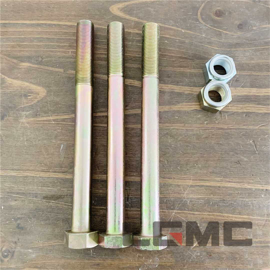 01B0353 03B0200 Front and rear axle fixing bolts and nuts