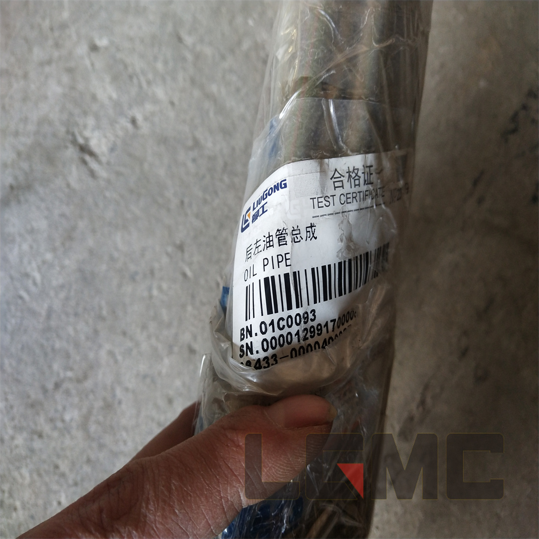 01C0093 Rear left oil pipe assembly