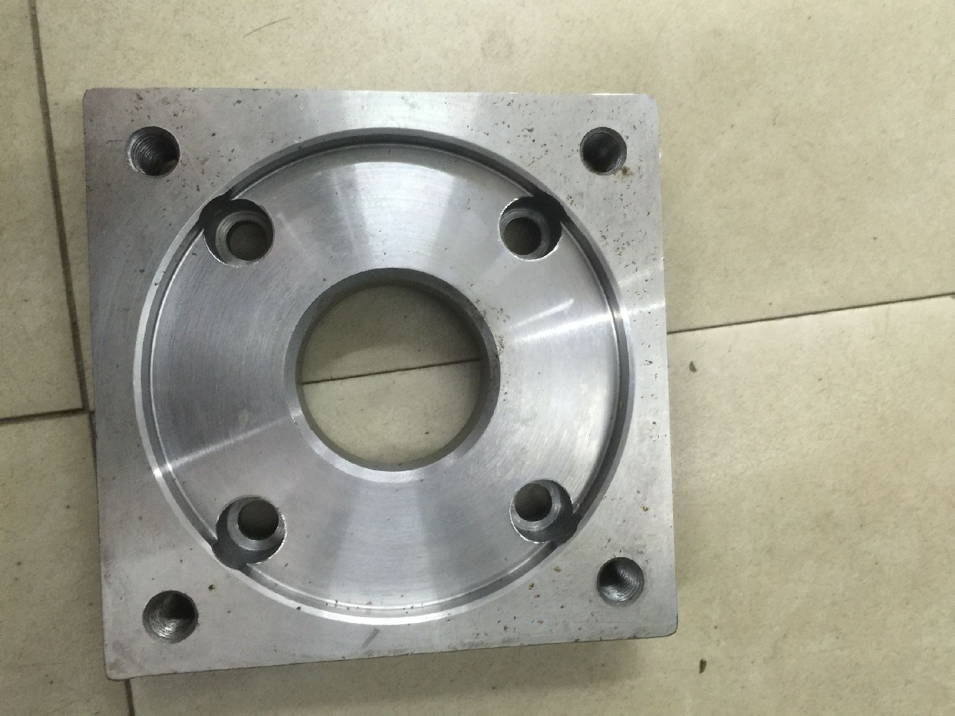 Liugong part 50C 03A0002 steering oil pump working pump variable speed pump connection flange